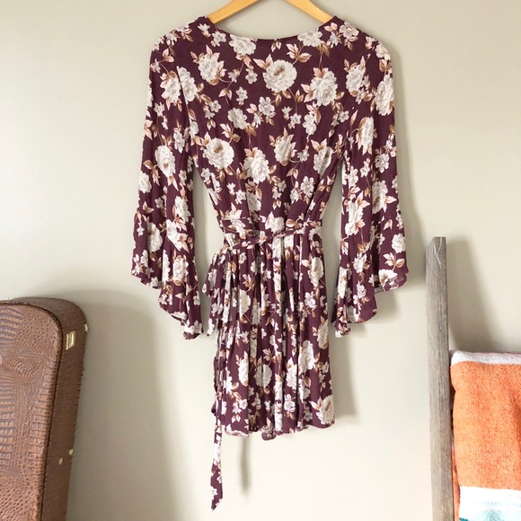 🌹 AE Floral Wrap Dress - Picture 5 of 7